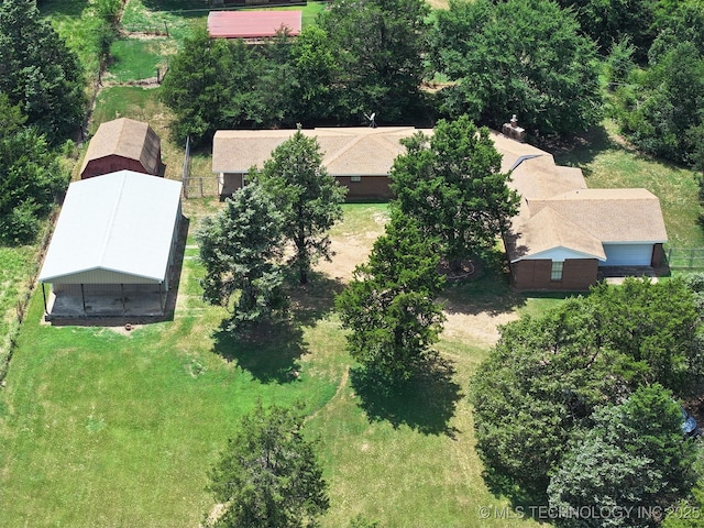 39827 Morris Creek Rd, Howe, OK 74940 - view from above of property