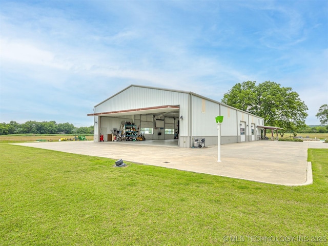20853 S 81st Ave W, Mounds, OK 74047 - view of pole building featuring a yard