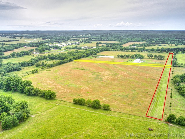 20853 S 81st Ave W, Mounds, OK 74047 - overview of rural landscape