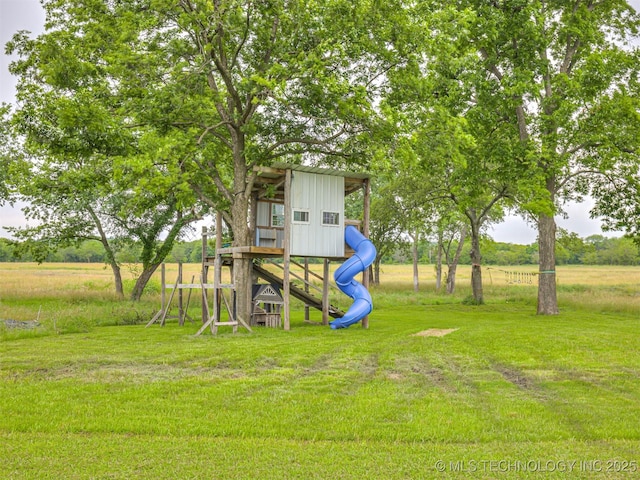 20853 S 81st Ave W, Mounds, OK 74047 - view of jungle gym with a lawn