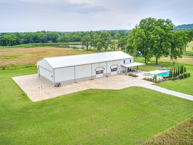 20853 S 81st Ave W, Mounds, OK 74047 - view of subject property featuring a large body of water and a pool