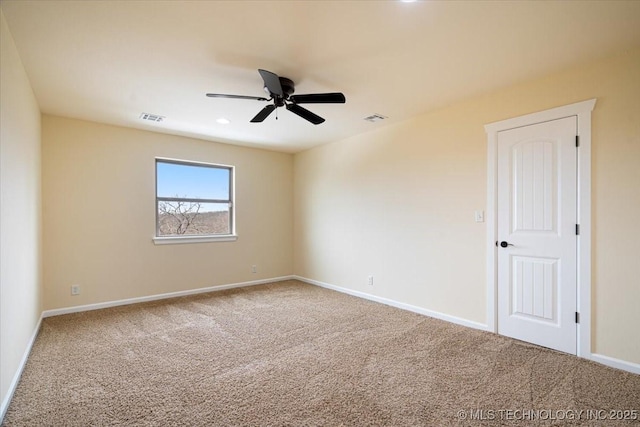 16511 S 4230th Rd, Claremore, OK 74017 - unfurnished room featuring carpet and ceiling fan