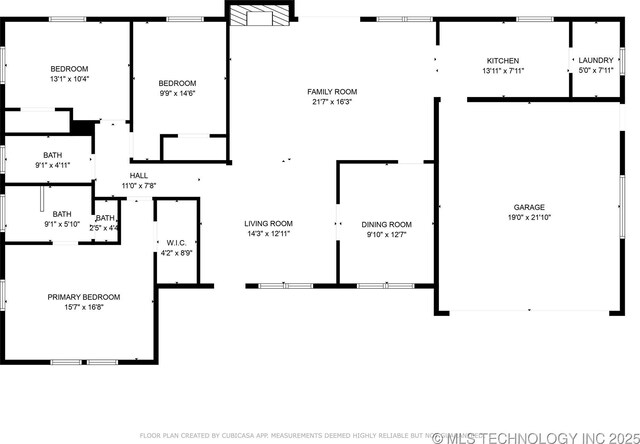 11702 S 75th E Ave, Bixby, OK 74008 - view of property floor plan