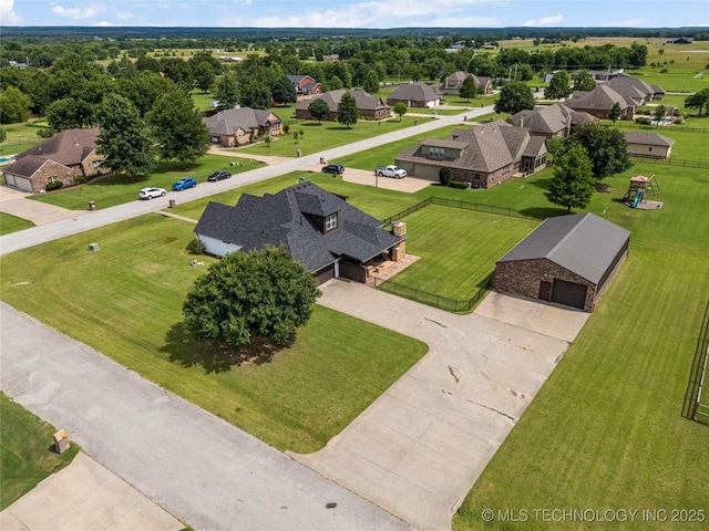 7180 E 179th St S, Bixby, OK 74008 - aerial view of residential area