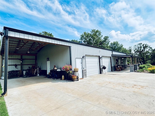 416602 E 1065, Checotah, OK 74426 - view of outbuilding featuring driveway