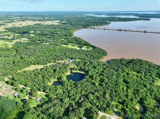 416602 E 1065, Checotah, OK 74426 - view of property location with a large body of water and a heavily wooded area