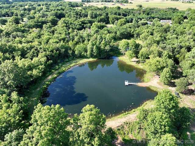 416602 E 1065, Checotah, OK 74426 - aerial overview of property's location featuring a large body of water