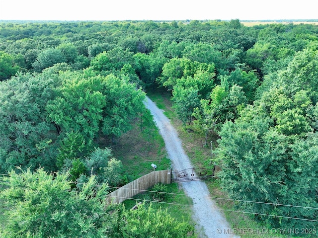 416602 E 1065, Checotah, OK 74426 - aerial view of property and surrounding area