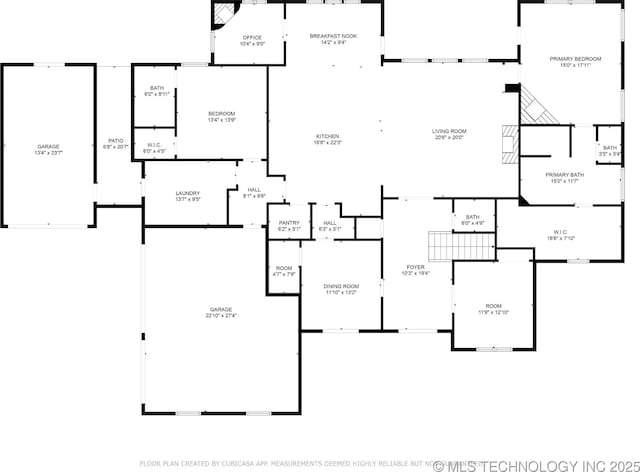 6140 E 140th St S, Bixby, OK 74008 - view of floor plan / room layout