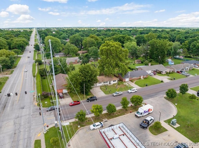 1706 S Madison Blvd, Bartlesville, OK 74006 - aerial view of property's location with property parcel outlined