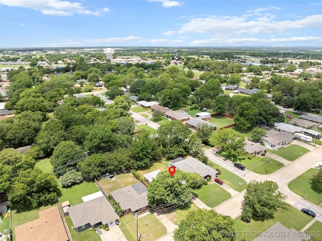 1809 Robison, Ardmore, OK 73401 - aerial perspective of suburban area