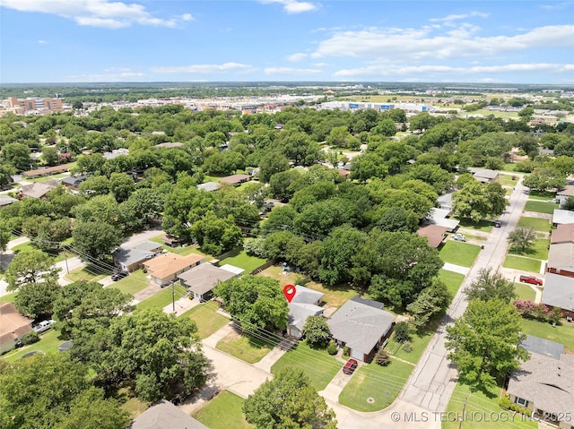 1809 Robison, Ardmore, OK 73401 - aerial view of a tree filled landscape