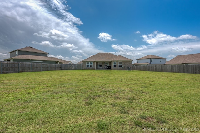 13009 E 124th Ct, Collinsville, OK 74021 - view of fenced backyard
