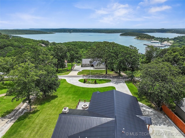 96164 S Strayhorn Heights Rd, Gore, OK 74435 - bird's eye view of a nearby body of water