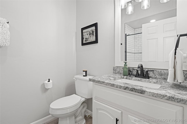 96164 S Strayhorn Heights Rd, Gore, OK 74435 - bathroom with vanity and a tile shower