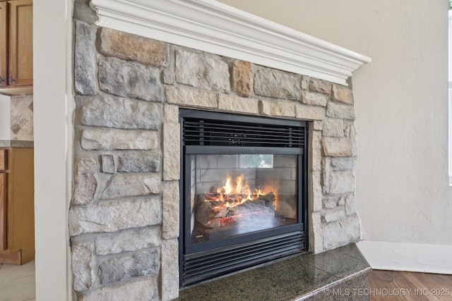 521 S Chickasaw Ave, Claremore, OK 74017 - detailed view of a fireplace