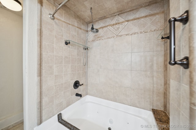 521 S Chickasaw Ave, Claremore, OK 74017 - bathroom featuring a combined bath / shower with jetted tub