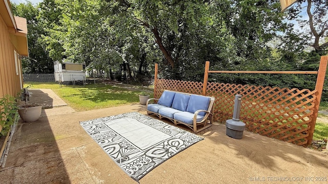102 N Ash Ave, Tahlequah, OK 74464 - view of patio with outdoor lounge area