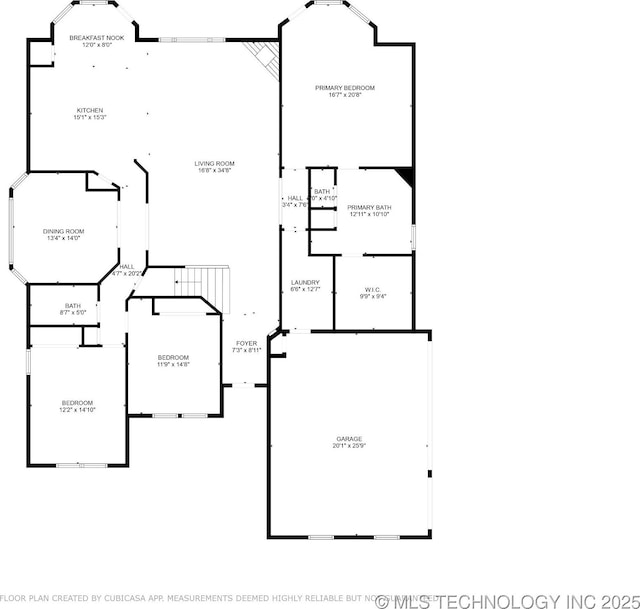 701 E 119th St, Jenks, OK 74037 - view of floor plan / room layout