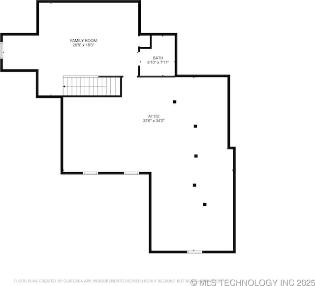 701 E 119th St, Jenks, OK 74037 - view of room layout