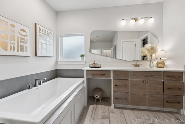6684 E 128th St S, Bixby, OK 74008 - full bath featuring vanity and a tub