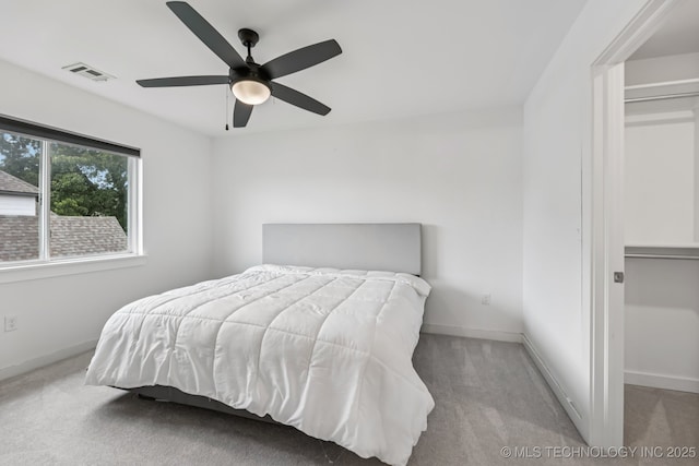 6684 E 128th St S, Bixby, OK 74008 - bedroom with carpet floors and a ceiling fan