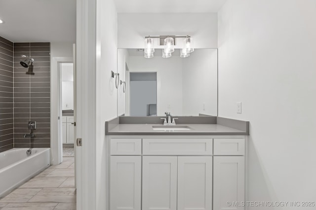 6684 E 128th St S, Bixby, OK 74008 - bathroom with vanity and tub / shower combination