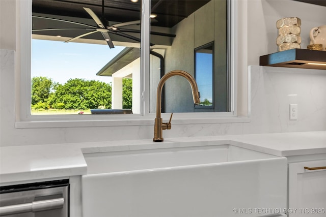 17076 S 31st E Ave, Mounds, OK 74047 - kitchen view of dishwasher and light countertops