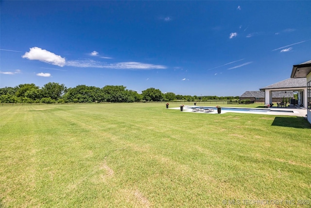 17076 S 31st E Ave, Mounds, OK 74047 - view of grassy yard with an outdoor pool