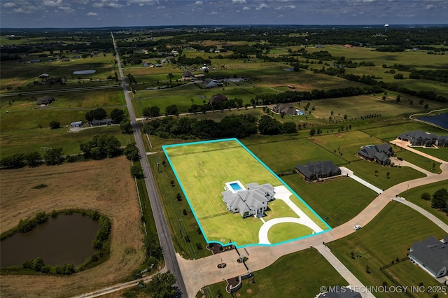 17076 S 31st E Ave, Mounds, OK 74047 - aerial overview of property's location featuring property parcel outlined