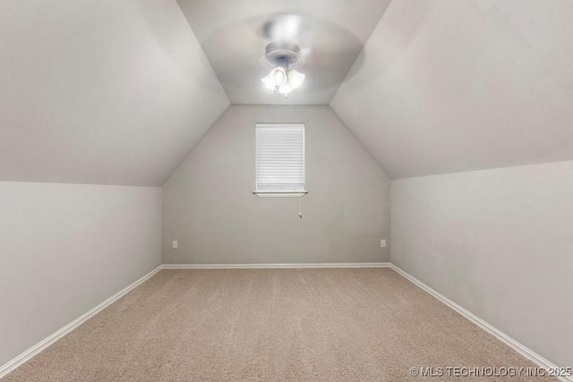 2610 E 139th St S, Jenks, OK 74008 - bonus room featuring carpet floors and lofted ceiling