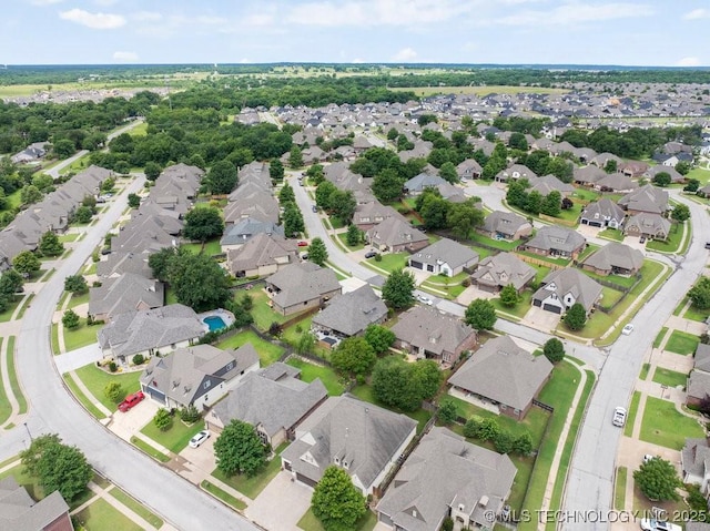 2610 E 139th St S, Jenks, OK 74008 - aerial perspective of suburban area