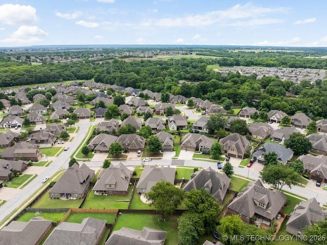 2610 E 139th St S, Jenks, OK 74008 - aerial view of residential area