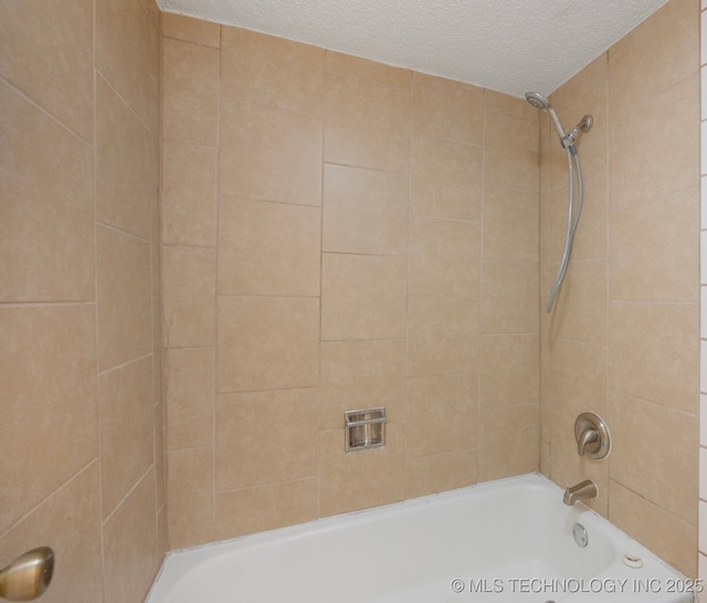 208 183rd E Ave, Tulsa, OK 74108 - full bath with a textured ceiling and shower / bathtub combination