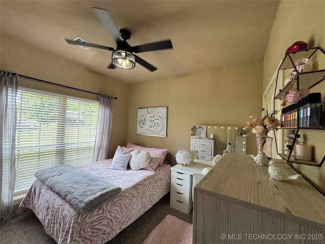 21902 W 13th St S, Sand Springs, OK 74063 - carpeted bedroom featuring a ceiling fan
