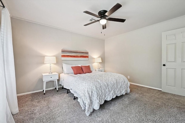 3948 S 93rd E Ave, Tulsa, OK 74145 - bedroom with carpet flooring and a ceiling fan