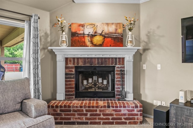14908 E 88th St, Owasso, OK 74055 - detailed view of a fireplace and ornamental molding