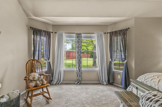 14908 E 88th St, Owasso, OK 74055 - sitting room featuring carpet floors and baseboards