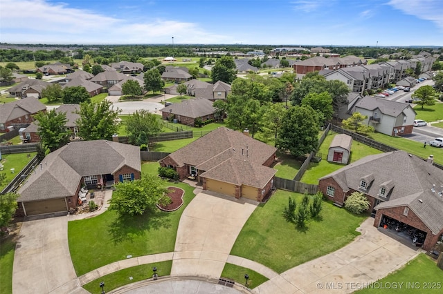 14908 E 88th St, Owasso, OK 74055 - aerial perspective of suburban area