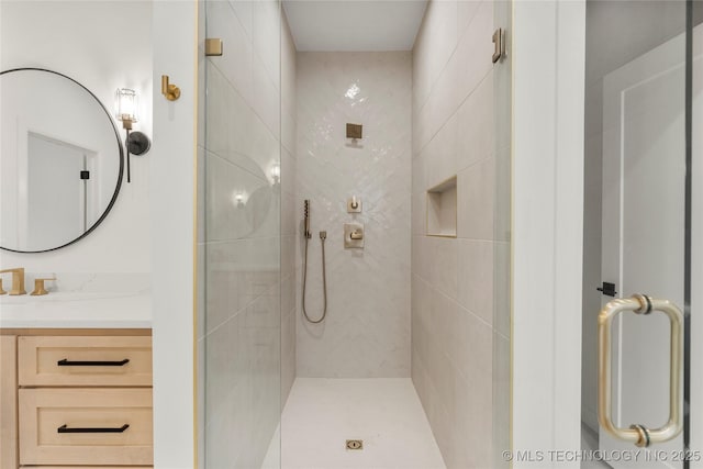 2985 E 146th St S, Bixby, OK 74008 - bathroom with a stall shower and vanity