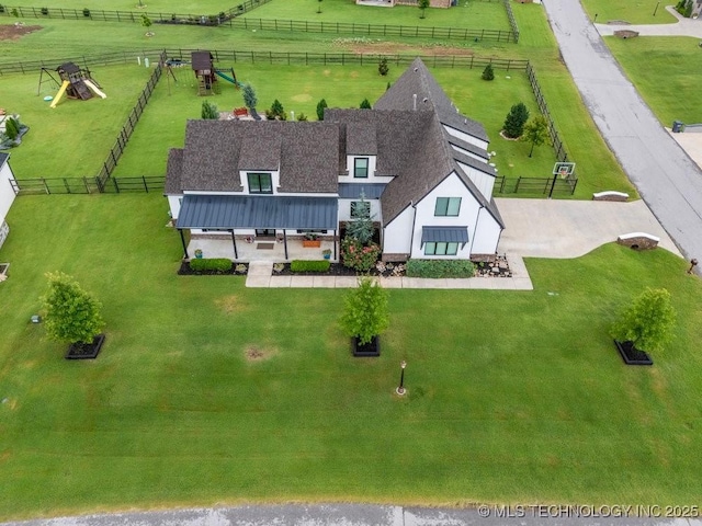 19021 E Chokeberry St, Owasso, OK 74055 - overview of rural landscape