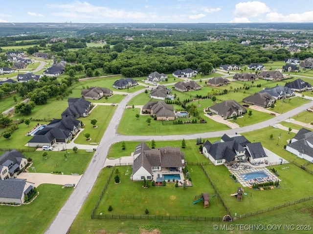 19021 E Chokeberry St, Owasso, OK 74055 - aerial view of residential area