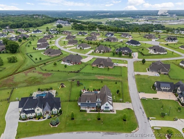 19021 E Chokeberry St, Owasso, OK 74055 - aerial perspective of suburban area
