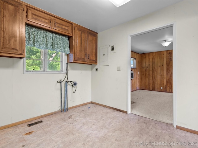 123 S Madison Blvd, Bartlesville, OK 74006 - washroom with light flooring and cabinet space