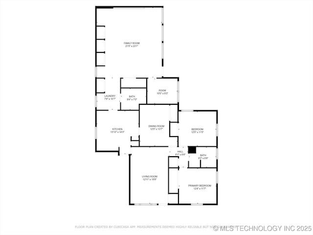 105 E Brahma Ave, Dewey, OK 74029 - view of floor plan / room layout