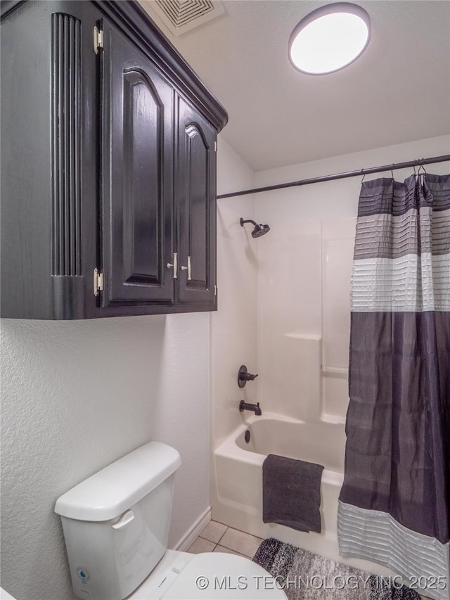 3404 N Birch, Mcalester, OK 74501 - full bath featuring tile patterned floors and shower / bath combination with curtain