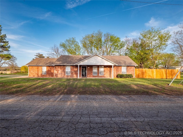 3404 N Birch, Mcalester, OK 74501 - ranch-style home with a porch
