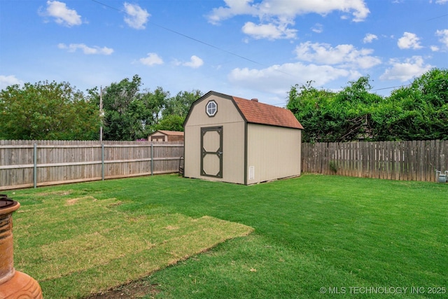 11017 E 98th St N, Owasso, OK 74055 - fenced backyard featuring a storage unit