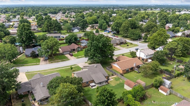 11017 E 98th St N, Owasso, OK 74055 - aerial perspective of suburban area