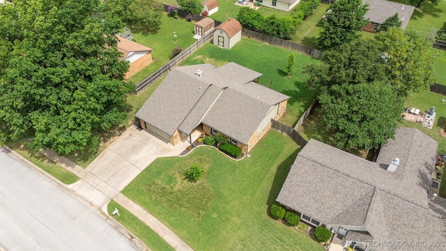 11017 E 98th St N, Owasso, OK 74055 - aerial view of property and surrounding area